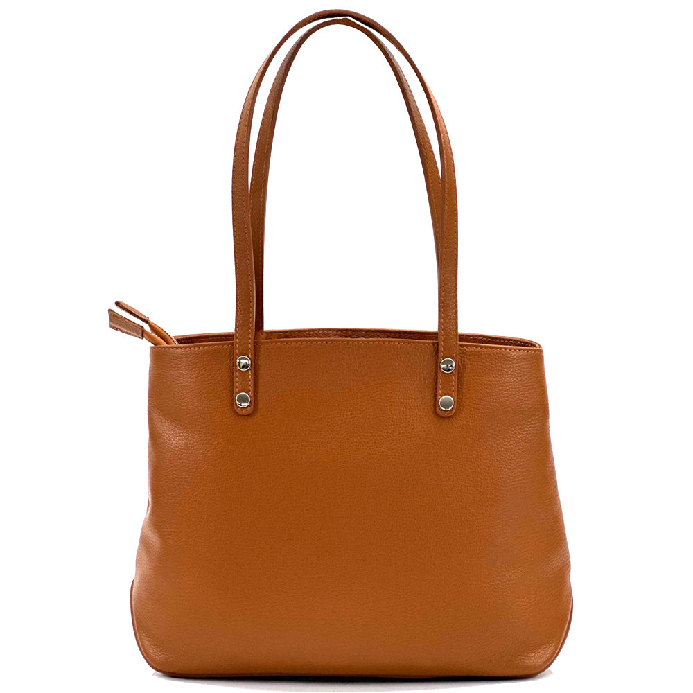 Filomena Leather Shoulder Bag - Made In Italy