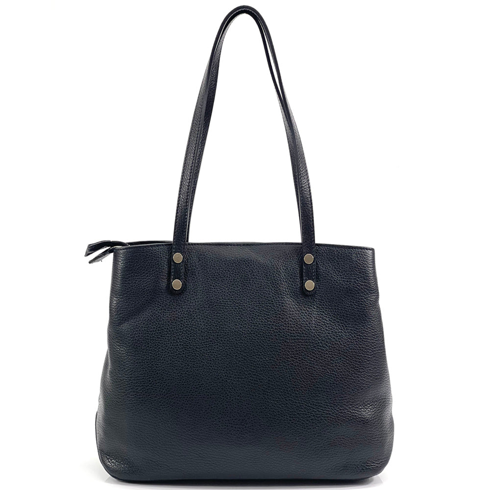 Filomena Leather Shoulder Bag - Made In Italy