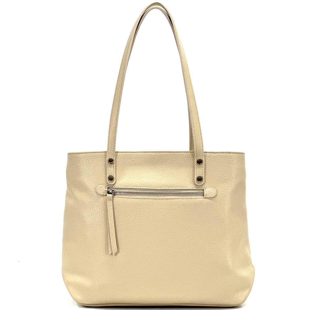 Filomena Leather Shoulder Bag - Made In Italy