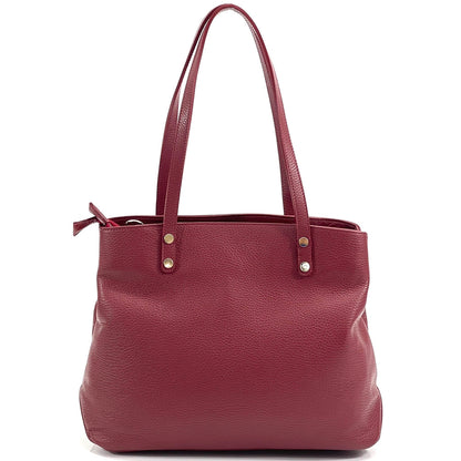 Filomena Leather Shoulder Bag - Made In Italy