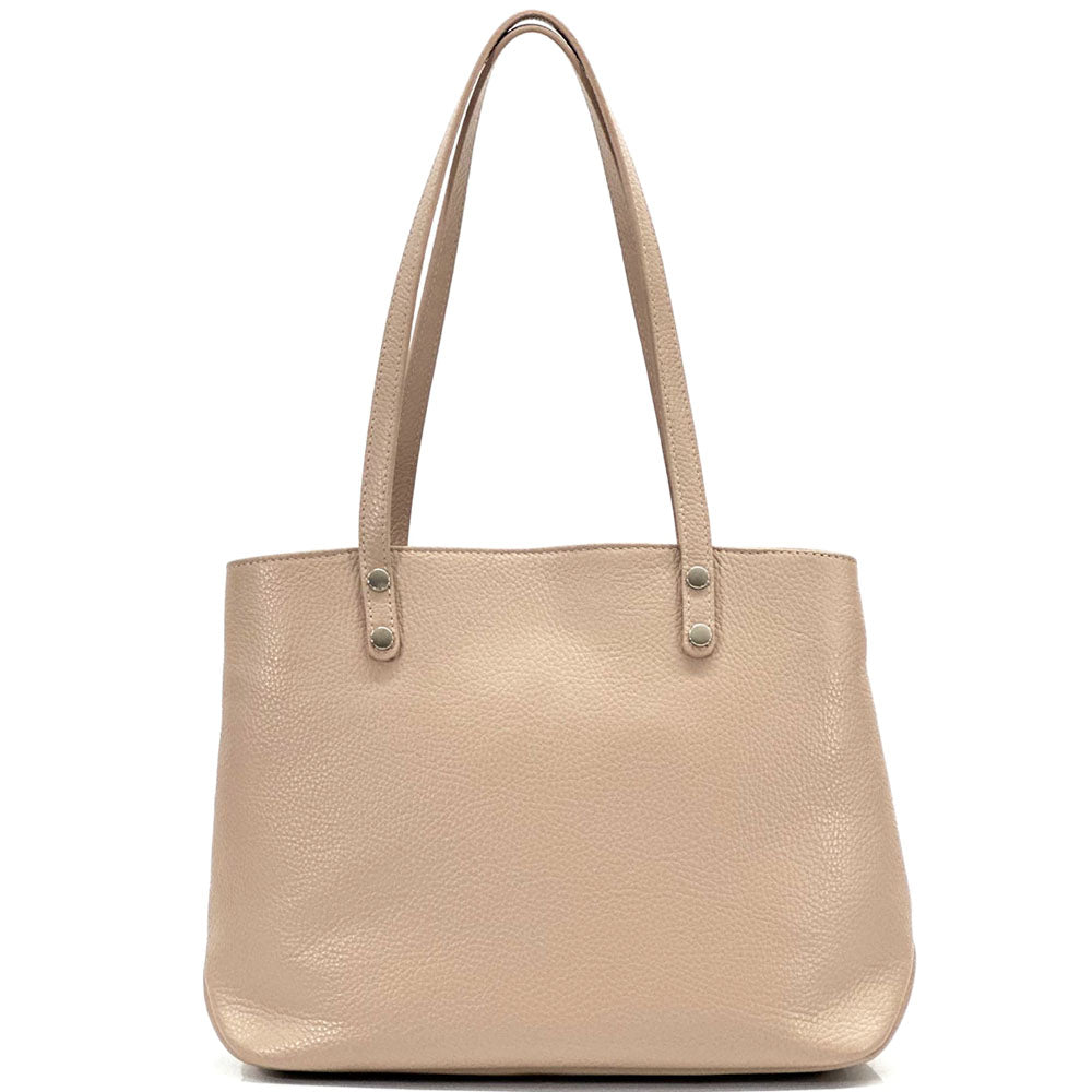 Filomena Leather Shoulder Bag - Made In Italy
