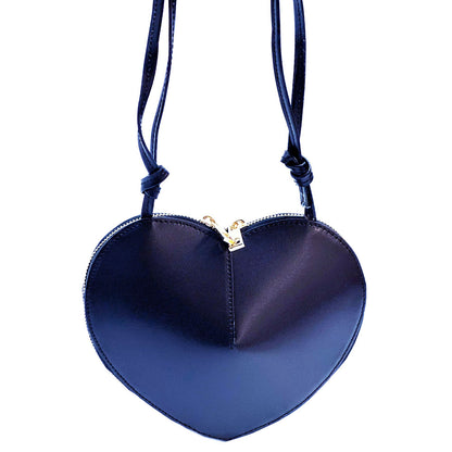 Cuoretta Mini Heart-Shaped Leather Crossbody Bag - Made In Italy