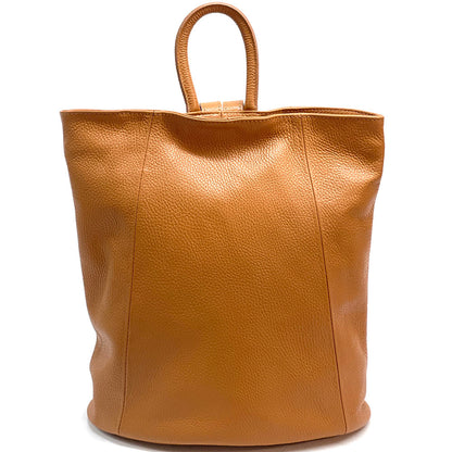 Springs Italian Leather Convertible Backpack - Made In Italy