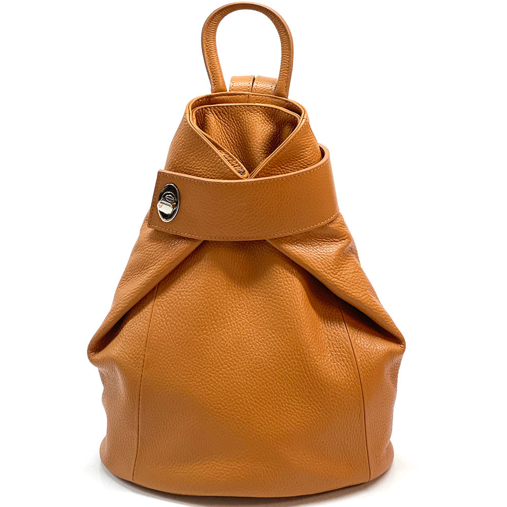 Springs Italian Leather Convertible Backpack - Made In Italy