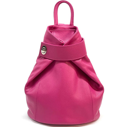 Springs Italian Leather Convertible Backpack - Made In Italy
