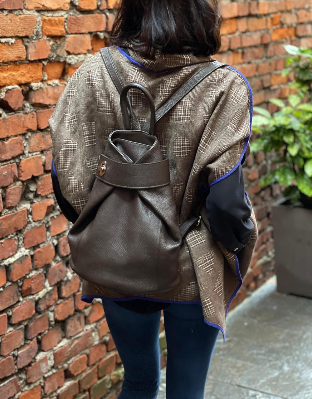 Springs Italian Leather Convertible Backpack - Made In Italy