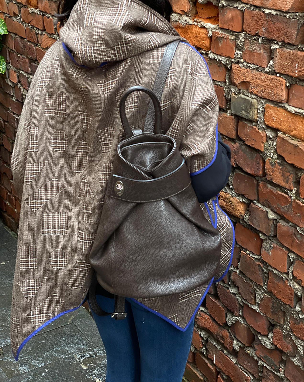 Springs Italian Leather Convertible Backpack - Made In Italy