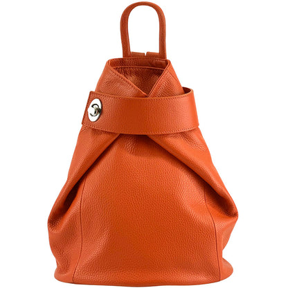 Springs Italian Leather Convertible Backpack - Made In Italy