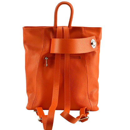 Springs Italian Leather Convertible Backpack - Made In Italy