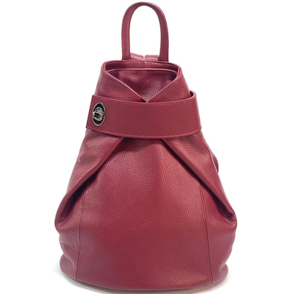 Springs Italian Leather Convertible Backpack - Made In Italy