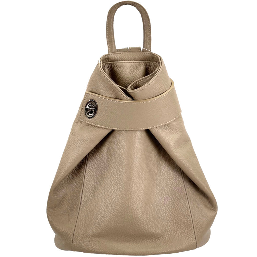 Springs Italian Leather Convertible Backpack - Made In Italy