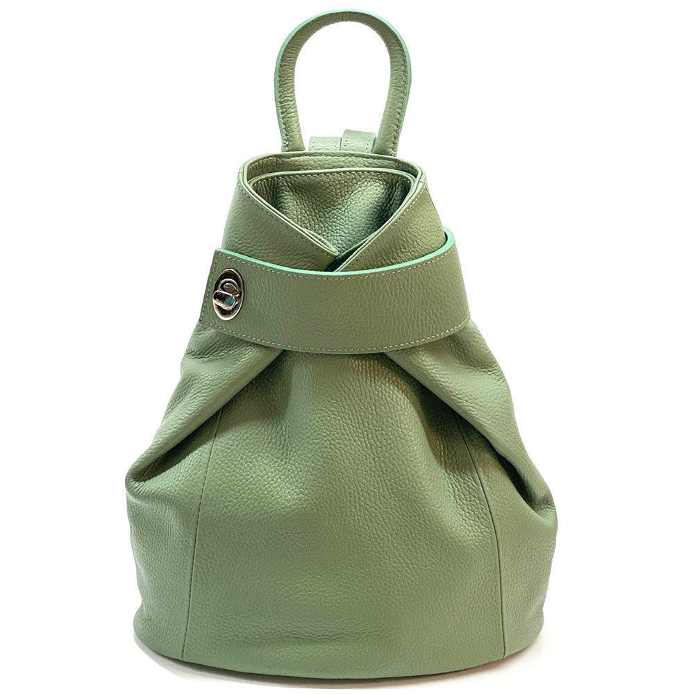 Springs Italian Leather Convertible Backpack - Made In Italy