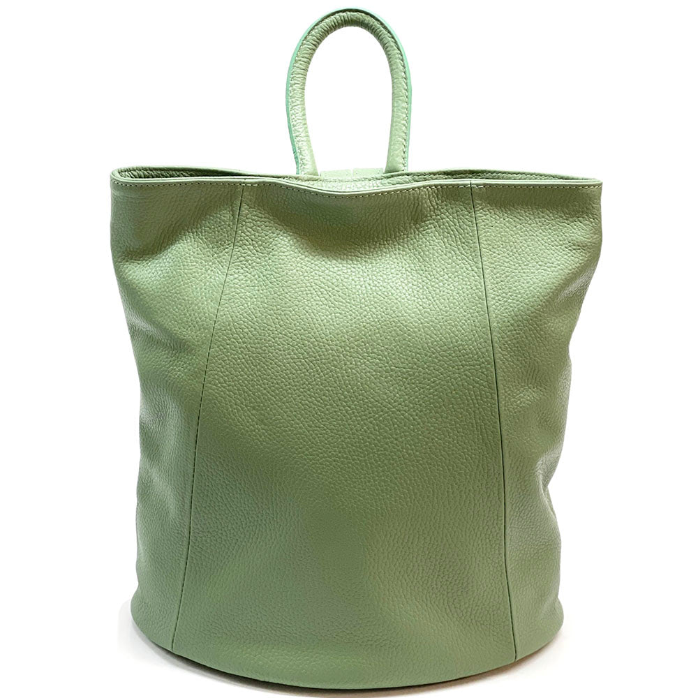 Springs Italian Leather Convertible Backpack - Made In Italy