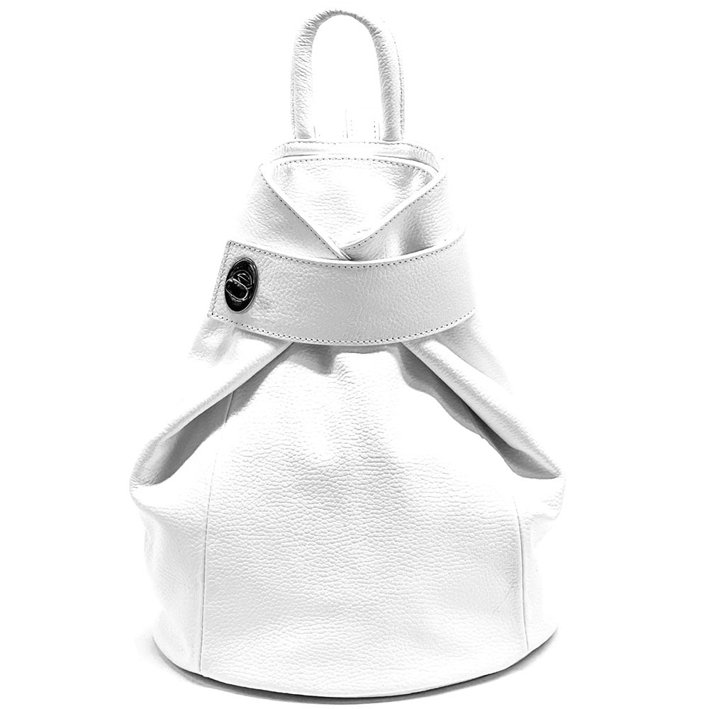 Springs Italian Leather Convertible Backpack - Made In Italy