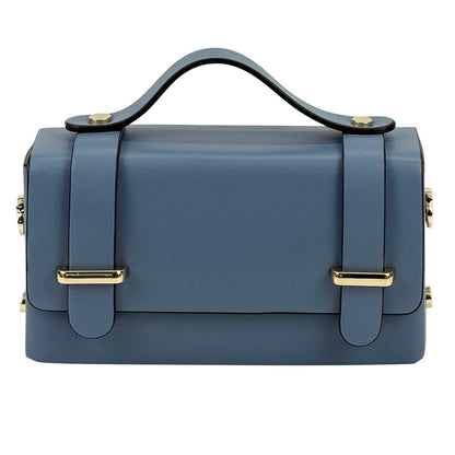 Bruna Mini Structured Leather Handbag - Made In Italy