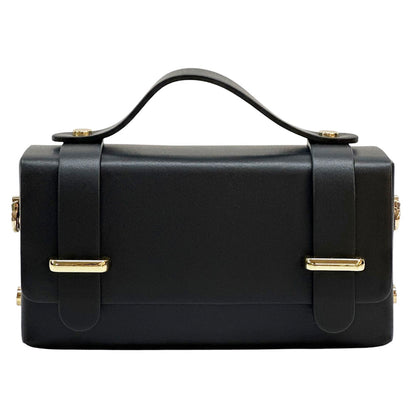 Bruna Mini Structured Leather Handbag - Made In Italy
