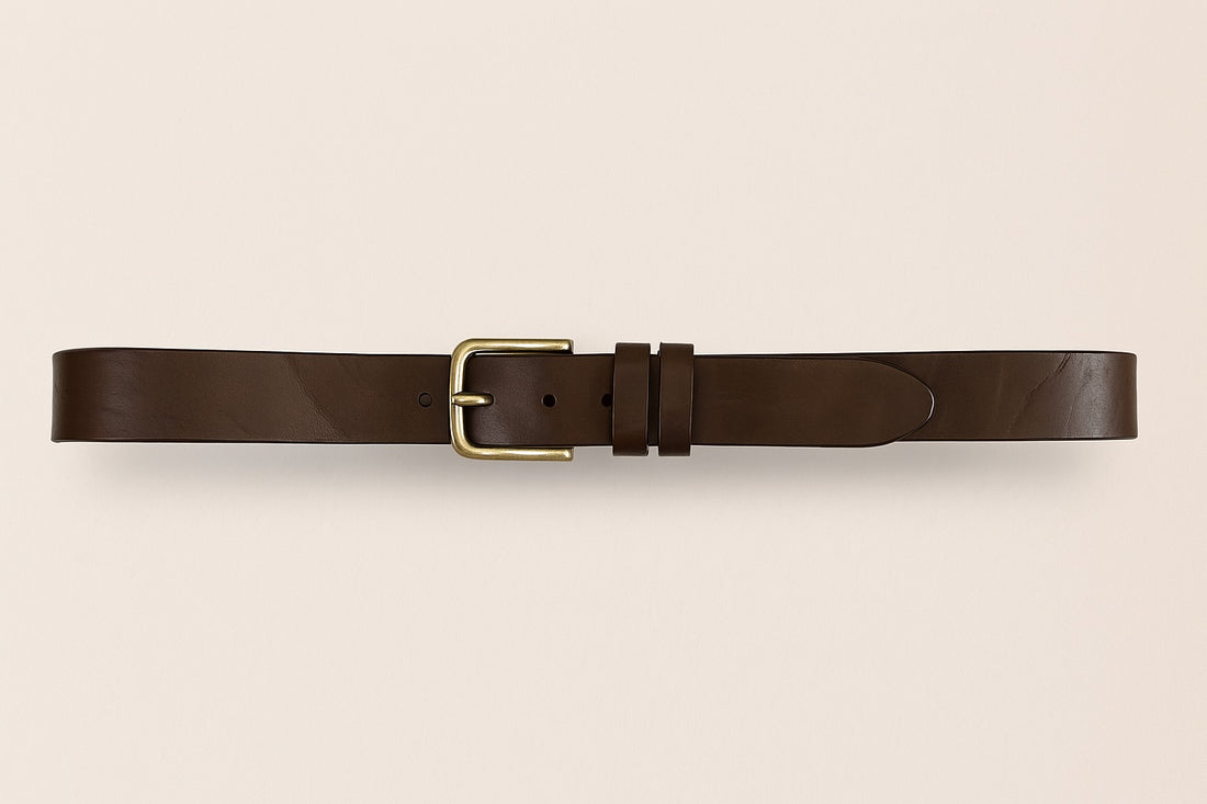 Ettore Italian Handmade Leather Belt for Men - Made In Italy