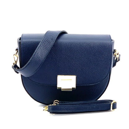 Shoulder flap bag Luna by cow leather - Made In Italy