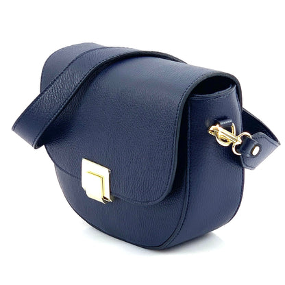 Shoulder flap bag Luna by cow leather - Made In Italy