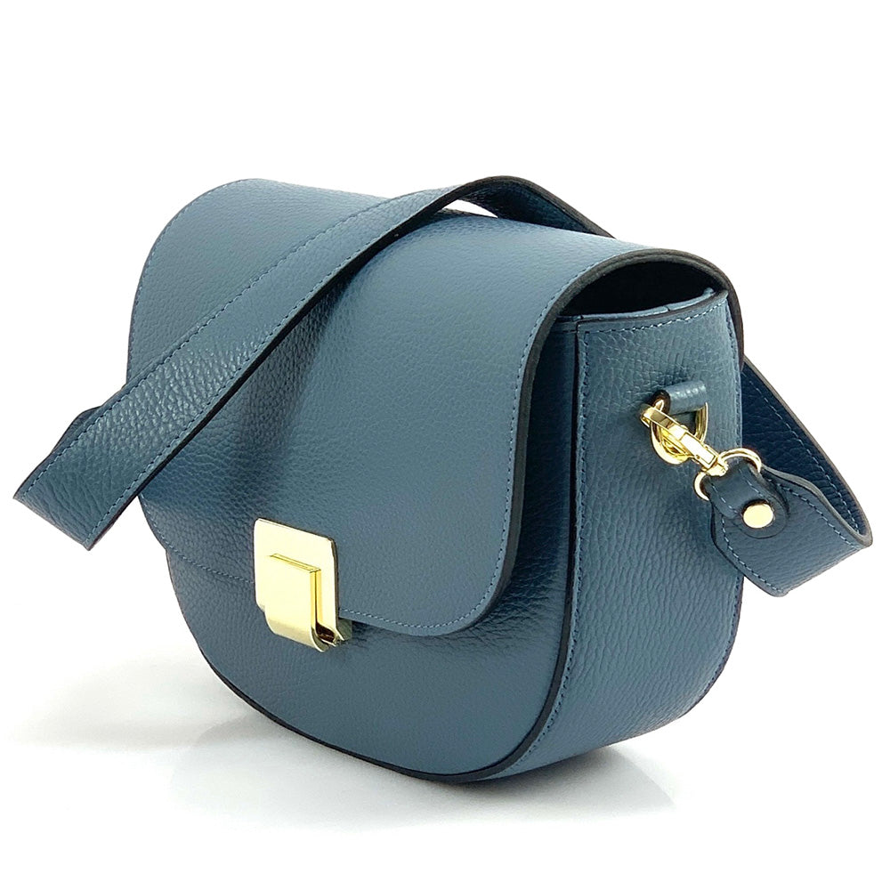 Shoulder flap bag Luna by cow leather - Made In Italy