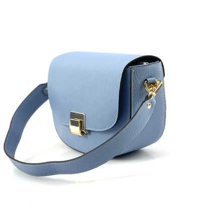 Shoulder flap bag Luna by cow leather - Made In Italy