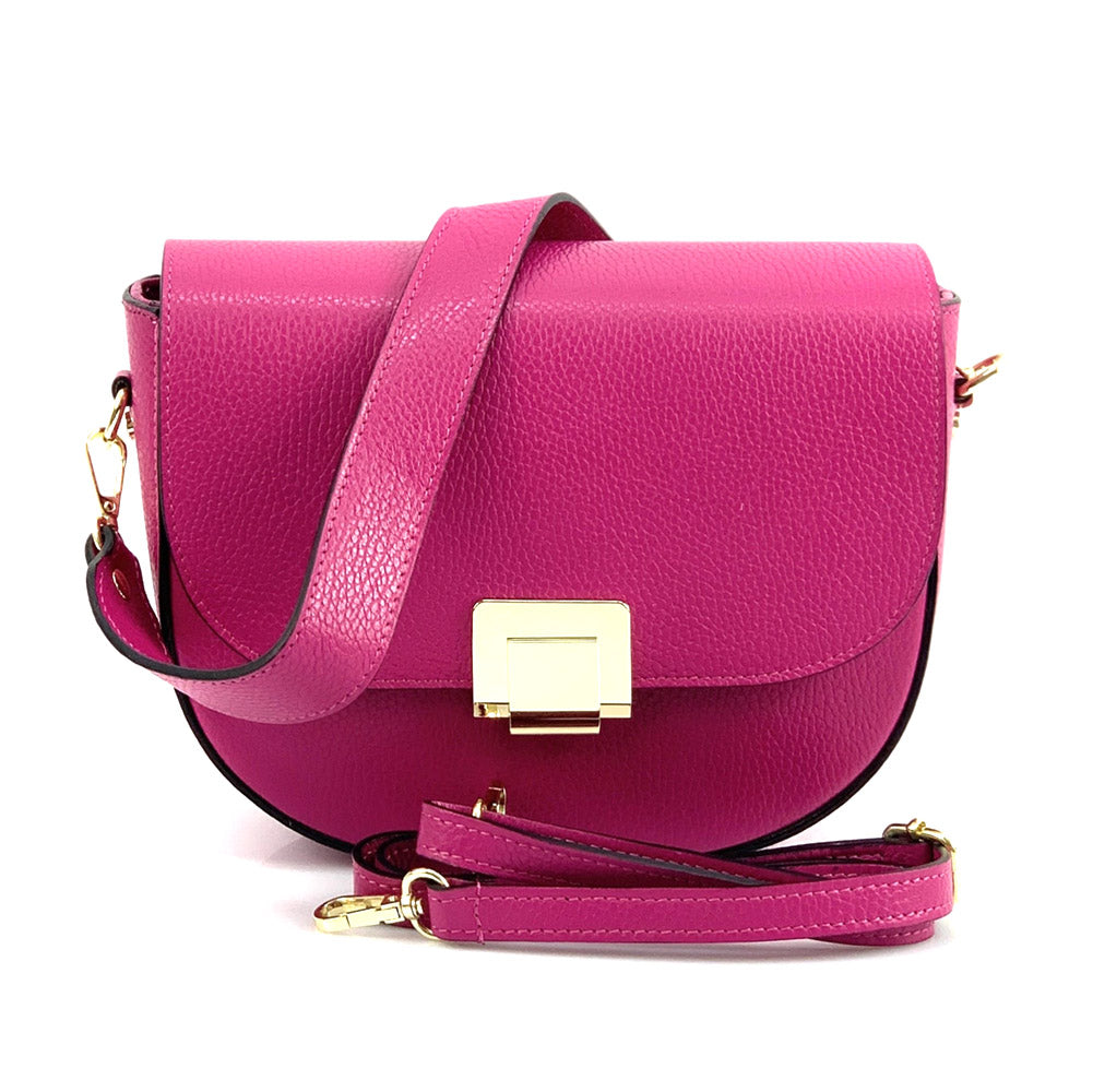 Shoulder flap bag Luna by cow leather - Made In Italy