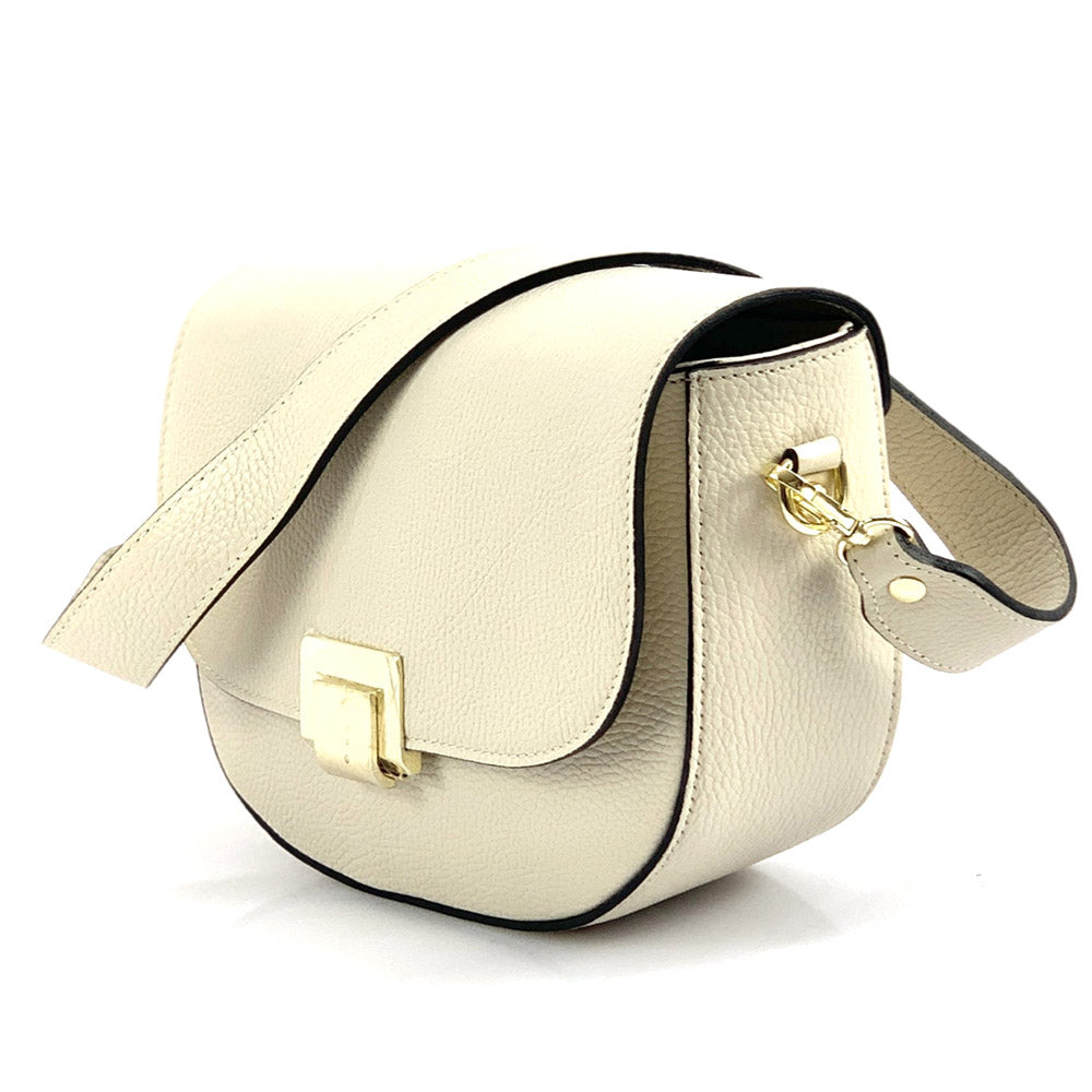 Shoulder flap bag Luna by cow leather - Made In Italy