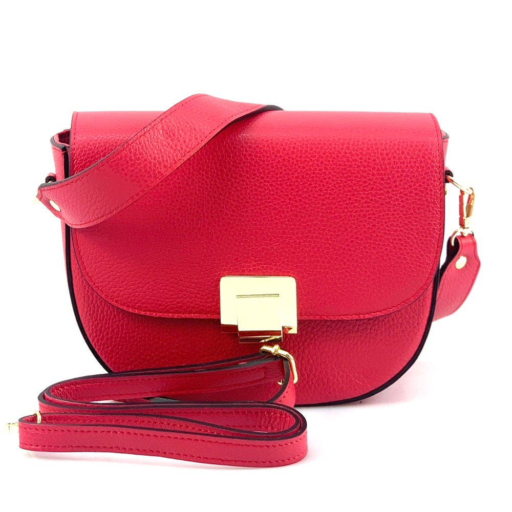 Shoulder flap bag Luna by cow leather - Made In Italy