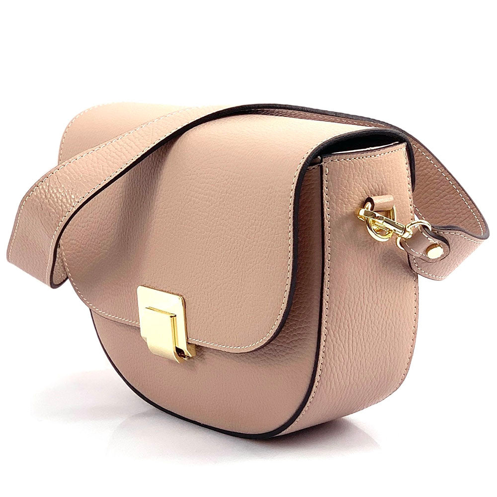 Shoulder flap bag Luna by cow leather - Made In Italy
