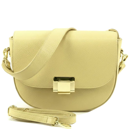 Shoulder flap bag Luna by cow leather - Made In Italy