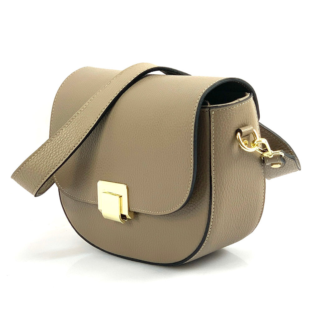 Shoulder flap bag Luna by cow leather - Made In Italy