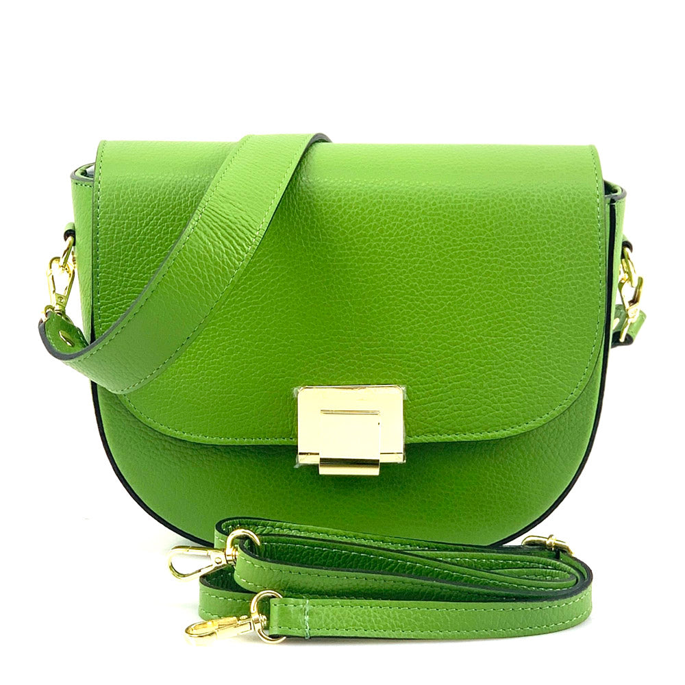 Shoulder flap bag Luna by cow leather - Made In Italy