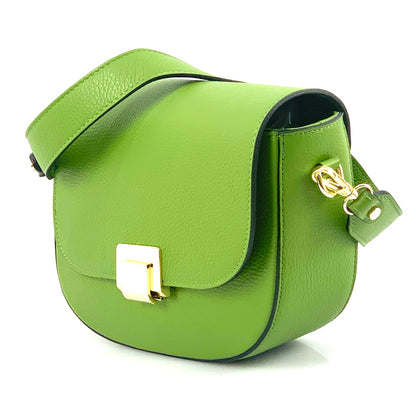 Shoulder flap bag Luna by cow leather - Made In Italy