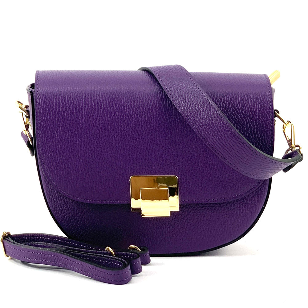 Shoulder flap bag Luna by cow leather - Made In Italy