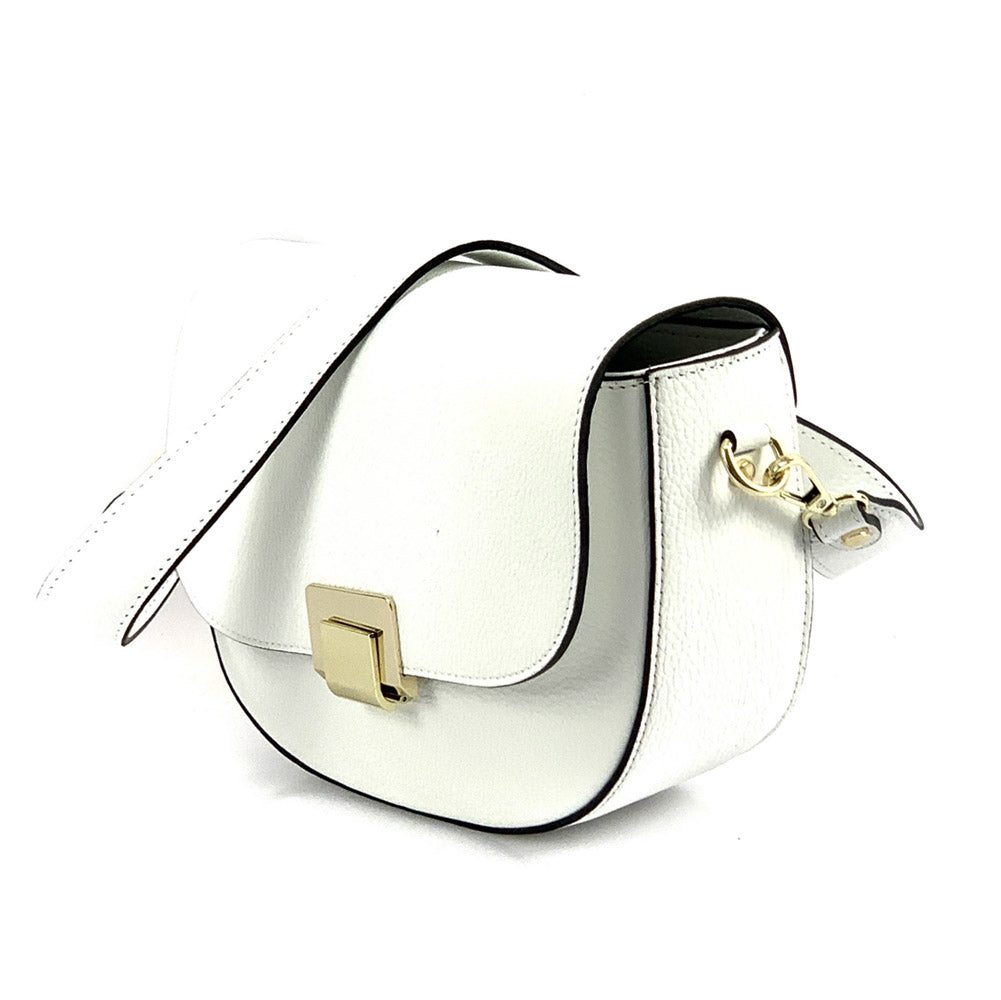 Shoulder flap bag Luna by cow leather - Made In Italy