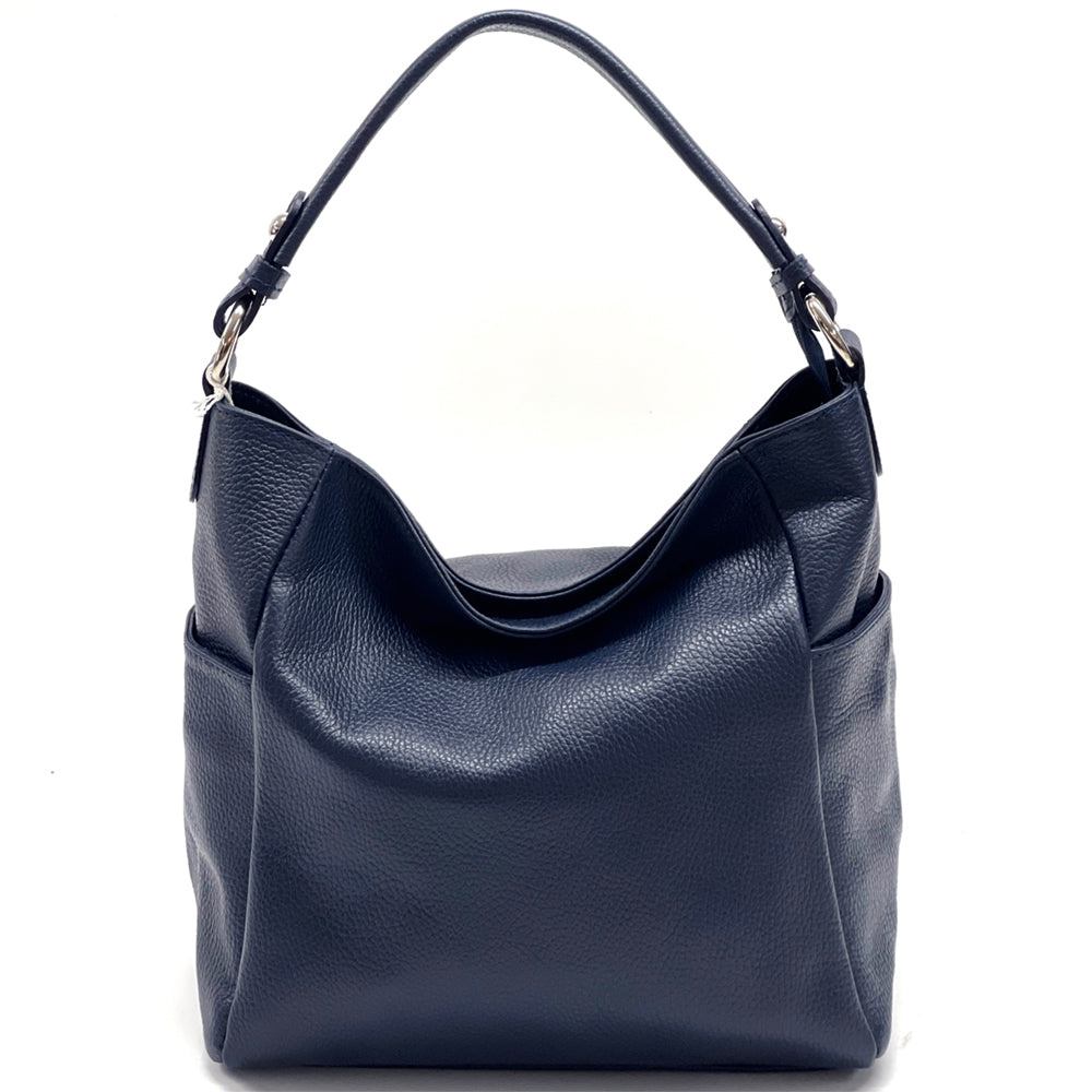 Betta Leather Shoulder Bag - Made In Italy