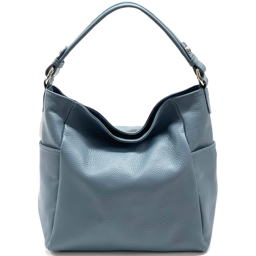 Betta Leather Shoulder Bag - Made In Italy