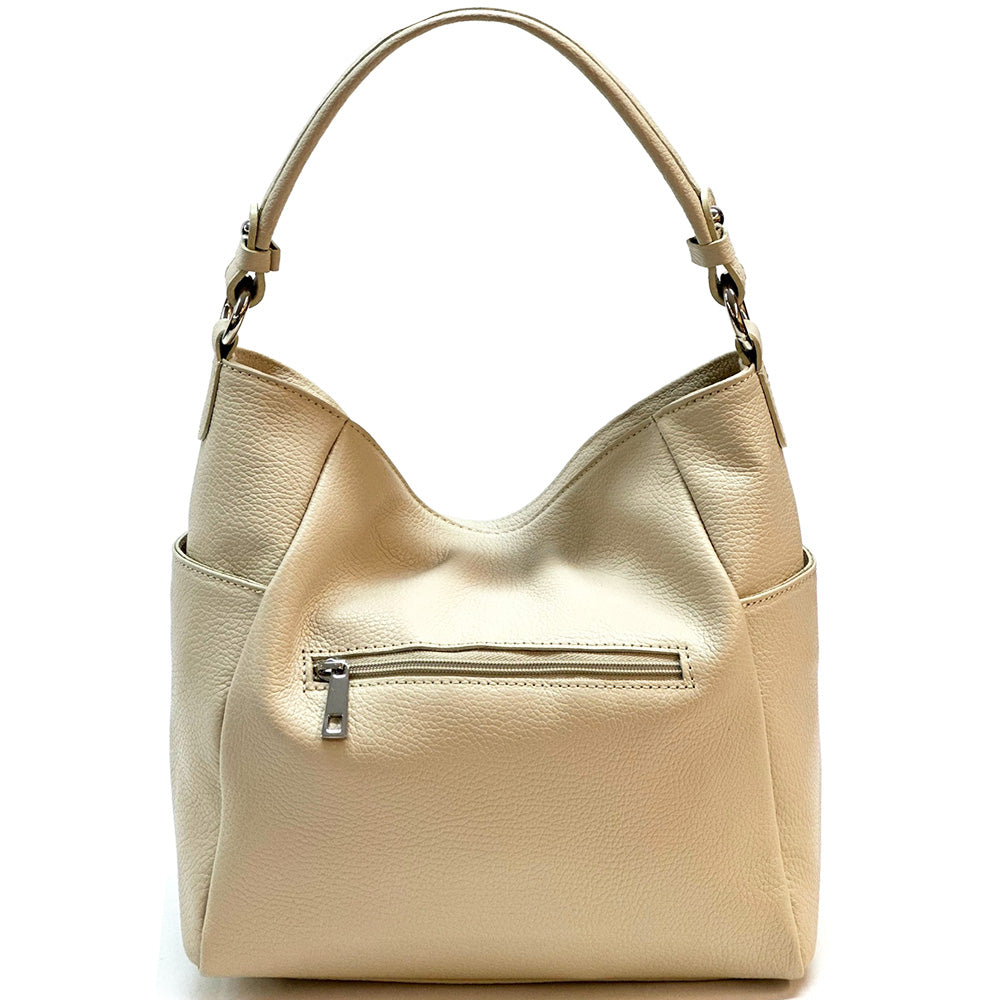 Betta Leather Shoulder Bag - Made In Italy
