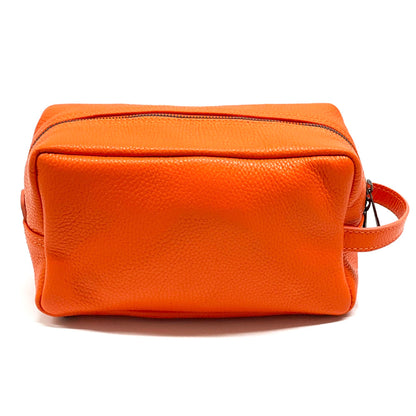 Lorenzo Pochette in Vacchetta leather - Made In Italy