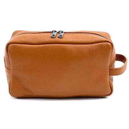 Lorenzo Pochette in Vacchetta leather - Made In Italy