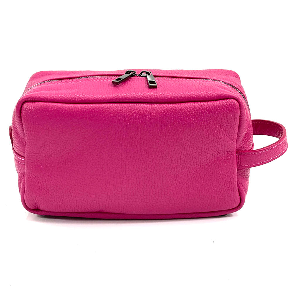 Lorenzo Pochette in Vacchetta leather - Made In Italy