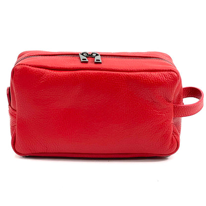 Lorenzo Pochette in Vacchetta leather - Made In Italy