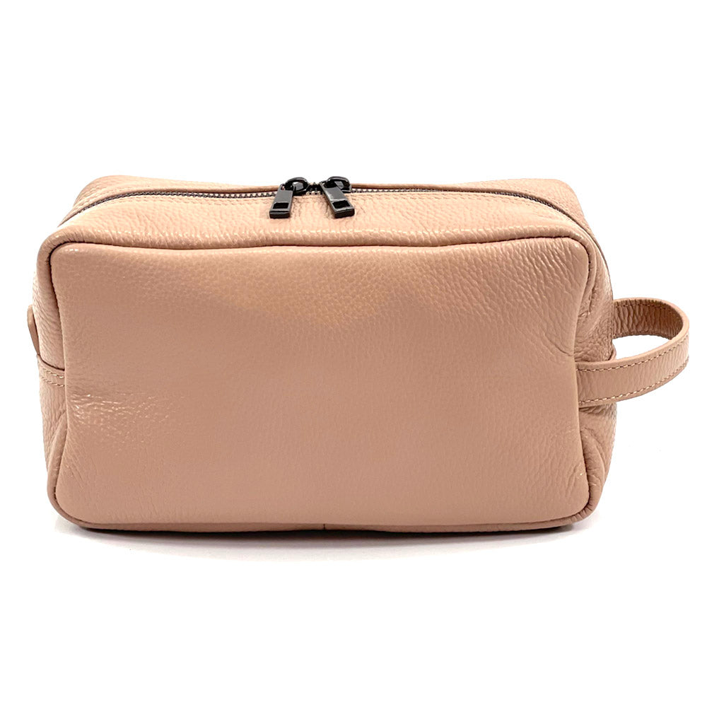 Lorenzo Pochette in Vacchetta leather - Made In Italy