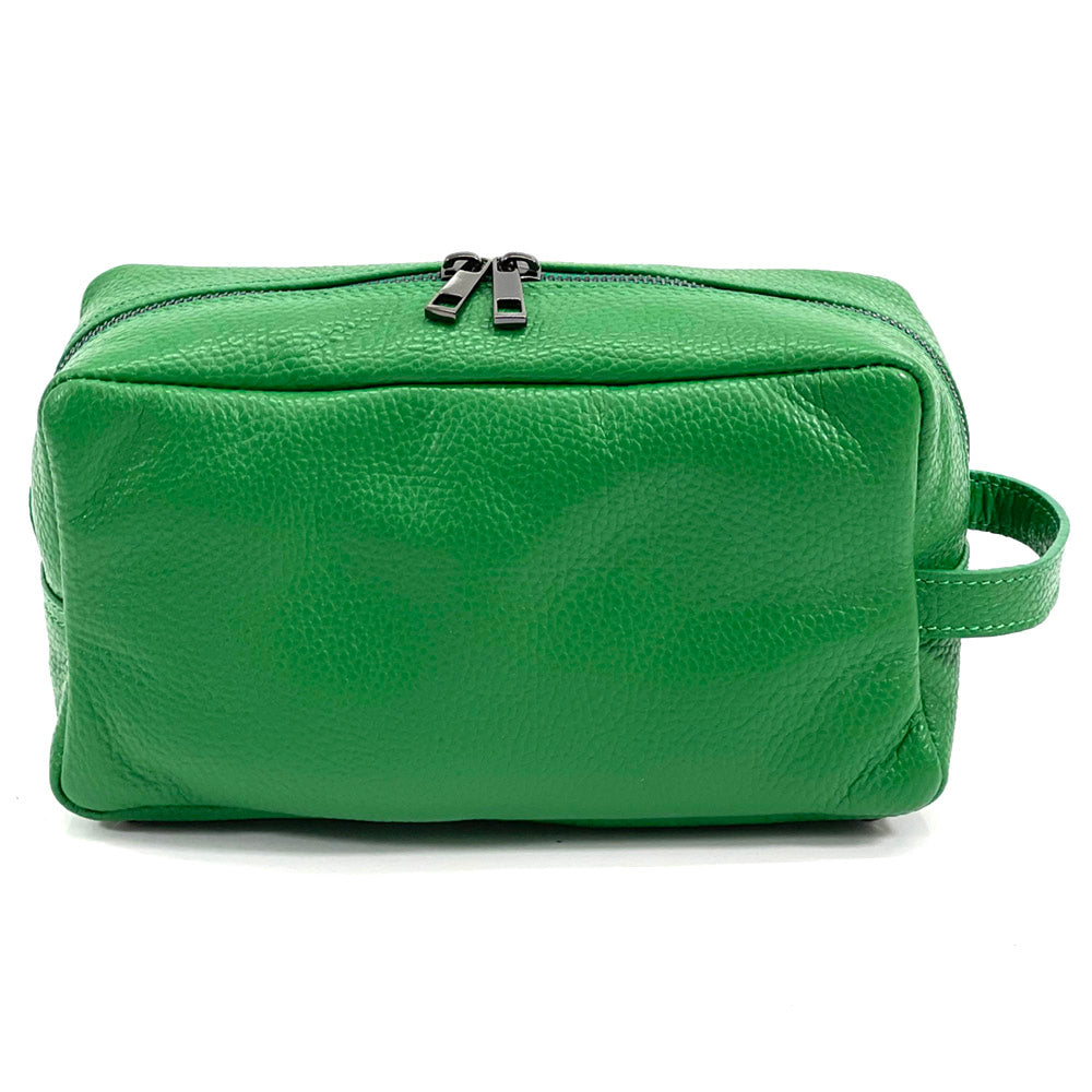 Lorenzo Pochette in Vacchetta leather - Made In Italy