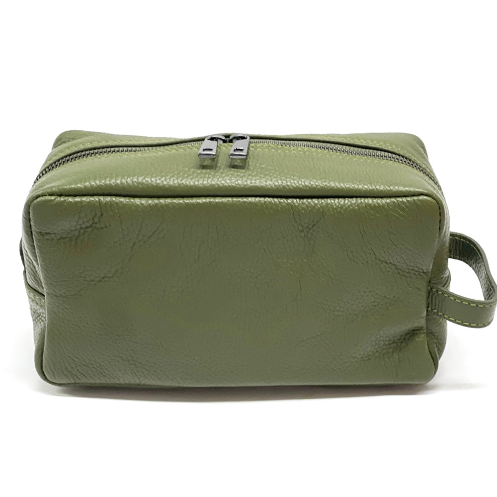 Lorenzo Pochette in Vacchetta leather - Made In Italy