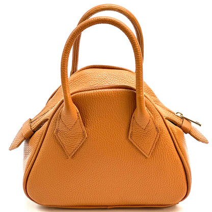 Portofino Italian Handmade Small Leather Handbag - Made In Italy