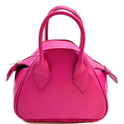Portofino Italian Handmade Small Leather Handbag - Made In Italy