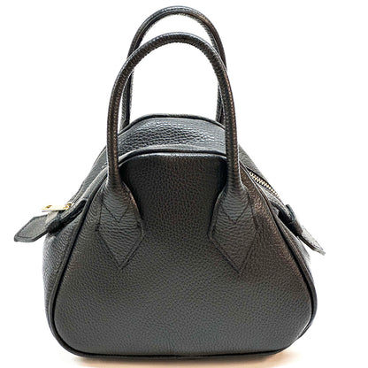 Portofino Italian Handmade Small Leather Handbag - Made In Italy
