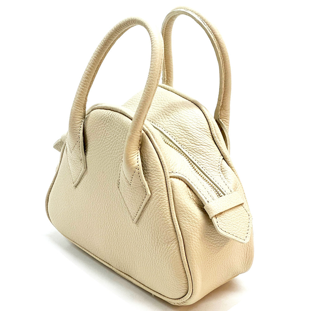 Portofino Italian Handmade Small Leather Handbag - Made In Italy