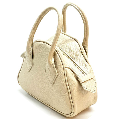 Portofino Italian Handmade Small Leather Handbag - Made In Italy